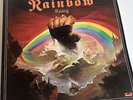 RAINBOW RISING RITCHIE BLACKMORE'S 1ST ISSUE NM/EX VINYL LP RECORD UK 1976