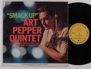 ART PEPPER QUINTET Smack Up CONTEMPORARY LP VG+ mono