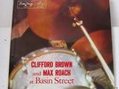 CLIFFORD BROWN & MAX ROACH-AT BASIN STREET on EMARCY JAZZ LP-VG++, MONO, DG,
