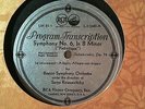 1931 RCA PROGRAM TRANSCRIPTIONS TCHAIKOVSKY SYM 6 Pathetique Koussevitzky Boston
