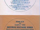 SHERMAN BROTHERS DISNEY sealed LP demo FRANKIE VALLI LOUIS ARMSTRONG BING CROSBY