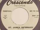 BILLY LEE RILEY St. James Infirmary GNP CRESCENDO 45 mod popcorn soul NM 7”