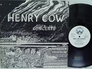 HENRY COW - Concerts LP (RARE UK Import on Compendium w/Letter) MINT-