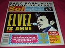 EL VEZ 33RPM LP ELVEZ IS ALIVE ROCK GARAGE ELVIS PRESLEY GATEFOLD MUNSTER 1991