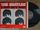 THE BEATLES Hard Day’s Night Movie Soundtrack RECORD LP VG