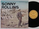 SONNY ROLLINS Way Out West CONTEMPORARY LP NM/VG++ mono