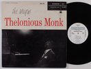 THELONIOUS MONK The Unique RIVERSIDE LP VG++ mono