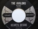 DOO WOP 45 / THE AVALONS / EBB TIDE / HEART'S DESIRE / UNART 2007