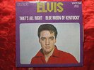 ELVIS PRESLEY-THAT'S ALL RIGHT/BLUE MOON OF KENTUCKY-TOP RARE FRENCH PRESS-PS-45