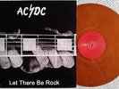 AC/DC Let There Be Rock LP Rare Orange / red marble colored Vinyl