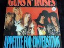 RARE GUNS N' ROSES APPETITE FOR CONVERSATION CLEAR VINYL UK IMPORT