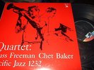 RUSS FREEMAN&CHET BAKER : QUARTET JAPAN LP LIBERTY LLR 8887