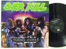 Overkill Taking Over Original 1987 Megaforce Worldwide Label LP Vinyl Record