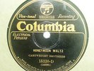 CARTWRIGHT BROTHERS Honeymoon Waltz/Kelley Waltz COLUMBIA 15220-D E- 78RPM HEAR