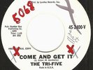 THE TRI-FIVE Come And Get It/Like Chop dj 45 BEACH BOYS GARY USHER surf hot rod