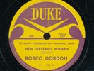 78bs-R&B-DUKE R106-Rosco Gordon ******RARE