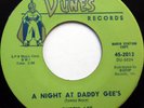CURTIS LEE 45 A Night At Daddy Gee's / Just Another Fool DUNES promo Mint- mg988