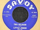 HEAR IT SOUL BLACK GOSPEL Little Junior Savoy 4287 Keep On Praying