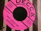 Rockabilly 45 rpm record Lance Roberts Decca 30955 PROMO Gonna Have Myself a Bal
