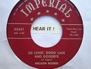 Rockabilly; Weldon Rogers; So Long Good Luck And Goodbye on IMPERIAL '72 MARIANO