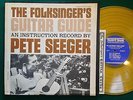 PETE SEEGER The Folksinger's Guitar Guide LP Folkways YELLOW COLOR VINYL Rare