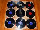 9 old vintage 78 ? phonograph Decca Champion records Ragtime Yodel Tex Ritter