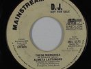 70s Soul 45 - Almeta Lattimore - These Memories - Mainstream - mp3 - promo