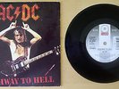 EX/EX AC/DC HIGHWAY TO HELL (LIVE) b/w HELLS BELLS 7
