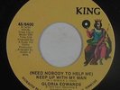 Crossover Soul 45 - Gloria Edwards - Keep Up With My Man - King - mp3