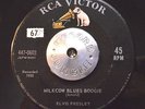 RARE 45 - ELVIS PRESLEY - MILKCOW BLUES BOOGIE /YOU'RE A HEARTBREAKER RCA HEAR