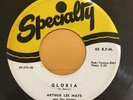 Arthur Lee Maye - Gloria * Specialty R&B Doo Wop 45