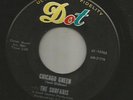 SURF GARAGE FUZZ INSTRO bw/ VOCAL- SURFARIS--CHICAGO GREEN  -HEAR BOTH -1965 DOT