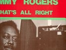 RARE FRENCH JIMMY ROGERS LP ON BLACK & BLUE: THAT'S ALL RIGHT