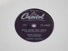 Gene Vincent Rock n Roll 78rpm record RACE WITH THE DEVIL on CAPITOL label.