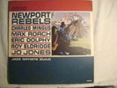 LP-CANDID 8022- NEWPORT REBELS-DG-MONO-NM-MINGUS-ROACH-DOLPHY-ELDRIDGE-ORIG