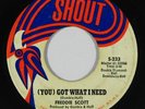 Funk 45 FREDDIE SCOTT Got What I Need/Powerful Love on Shout