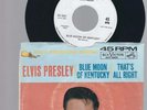 Elvis Presley Blue Moon Of Kentucky Rare White label Promo 447-0601 VG++ to Exc
