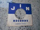 JIN 45 rpm Record Company Sleeve R&B Soul Funk Blues Rock Louisiana