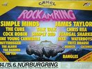 ROCK AM RING - 1986 - Konzertplakat - Simple Minds - Cure - Inxs - Talk Talk - A