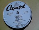 Bob Savage & Buddy Cole 78rpm Capitol #2019 DJ COPY Confetti