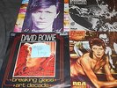 4 David Bowie PS 45s -Starman(US) Diamond Dogs(Spain) Fashion(UK)+Breaking Glass
