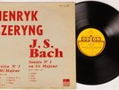 HENRYK SZERYNG LP Record Odeon XOC 127 Solo Violin Bach Partita and Sonata No 3