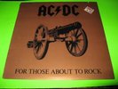NEW SEALED: AC/DC FOR THOSE ABOUT TO ROCK SD 11111  RECORD VINYL LP