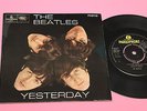 BEATLES EP YESTERDAY 4 CANOZNI ORIG UK 1965 MONO EX+ TOP RARE COLLECTOR NO LABEL