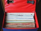 Vintage 45rpm Case w/51 Records: Cardboard EP's, Pic Sleeves, 1950's-60's EX-NM