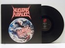NUCLEAR ASSAULT HANDLE WITH CARE LP 1989 ORIG. IN-EFFECT LABEL 3010 DAN LILKER