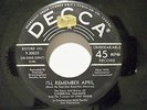 CATERINA VALENTE*I'LL REMEMBER APRIL/EV'RYTIME WE SAY GOODBYE*DECCA 9-30025*CDN