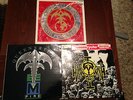 4LPs-QUEENSRYCHE-EMPIRE(1990)-RAGE FOR ORDER-OPERATION MINDCRIME-VINYLS/RECORDS