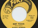Hear - Rare R&B/Soul 45 - Buddy Skipper - Baby Please - Fury Records # 1062 - M-