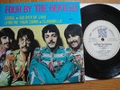 THE BEATLES - FOUR BY THE BEATLES -UK SINGLE 7